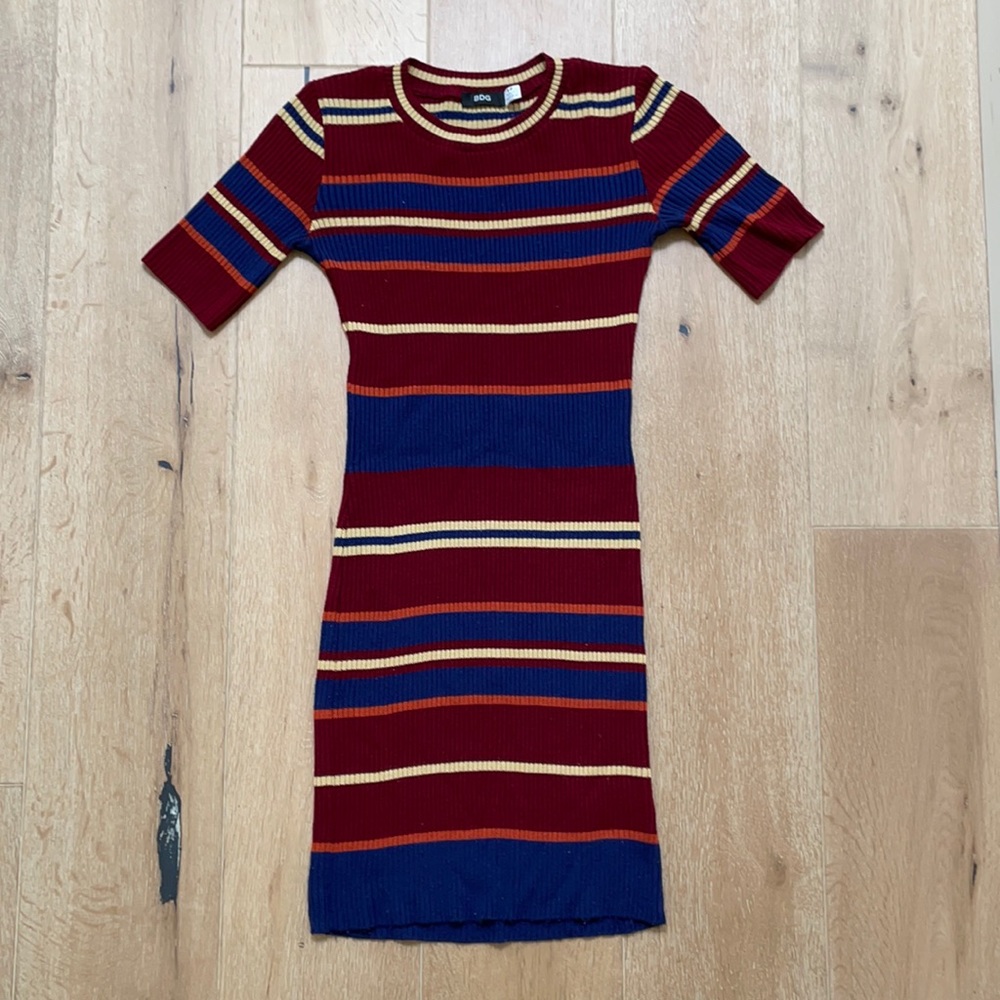 Urban Outfitters BDG striped knit dress.